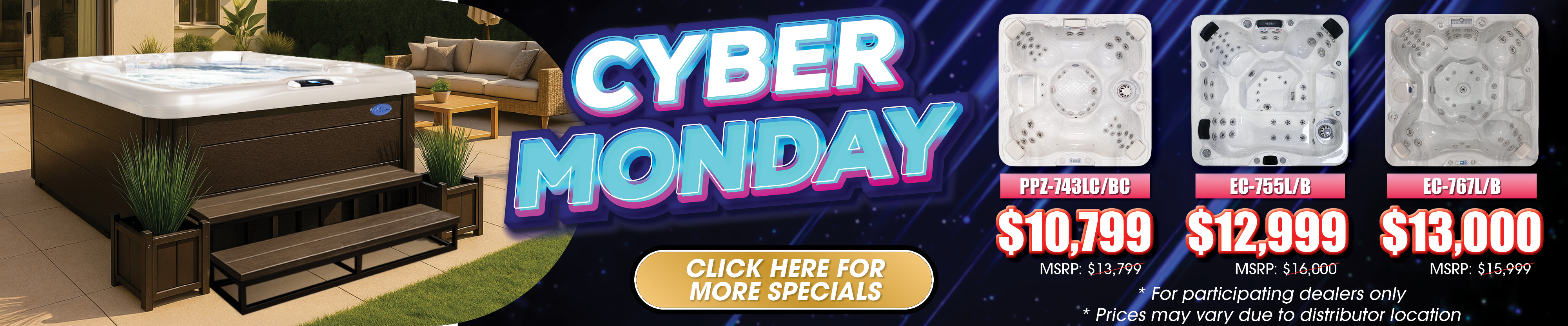 Calspas hot tub being used in a family setting - Poway