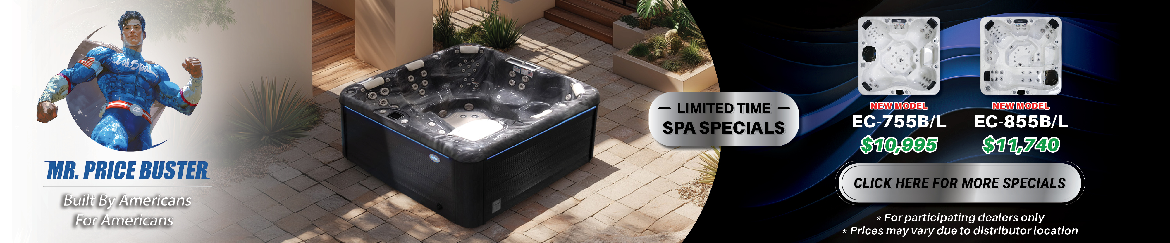Calspas hot tub being used in a family setting - Poway